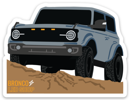 Ford Bronco Sticker | Ford Bronco Decal | Bronco Leds